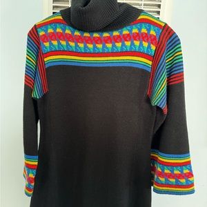 Vintage Foxmoir sweater dress, L